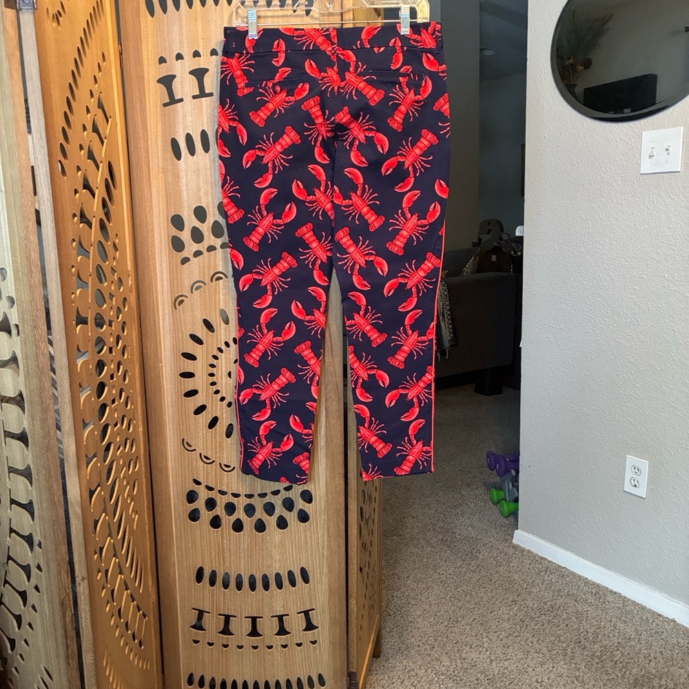 Lobster crawfish Print red and black Pants - Picture 8 of 8